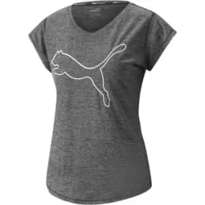 Puma Favorite Heather Cat Tee - Black
