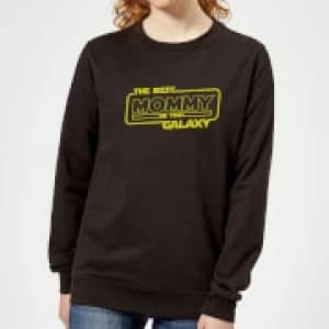 Best Mommy In The Galaxy Womens Sweatshirt - Black - 5XL