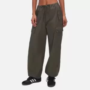 Good American Parachute Cotton-Twill Trousers - L