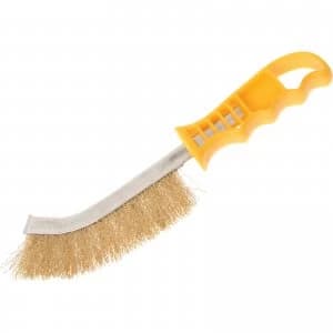 Faithfull Wire Scratch Brush Brass 1 Row
