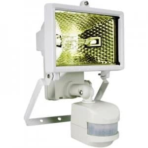 Outdoor floodlight (+ motion detector) HV halogen 120 W R7s White