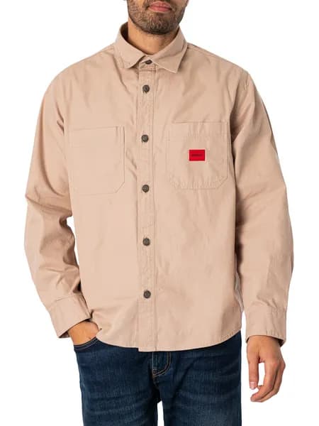 HUGO Erato Overshirt Medium Beige S