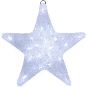 LED Lights Christmas Acrylic Decoration Indoor Xmas String Holiday Battery Operated Acrylic Star