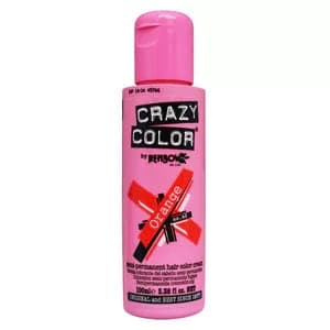 Crazy Color Semi Permanent Hair Color Cream Orange 60