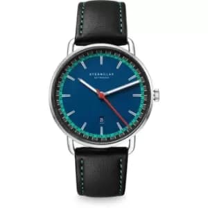 Sternglas S01-LE06-MO18 Mens Naos Edition Levin Black Leather Wr