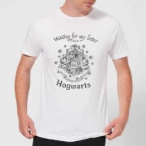 Harry Potter Waiting For My Letter From Hogwarts Mens T-Shirt - White - 3XL