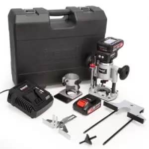 Trend T18S/R14K2 18V 1/4" Brushless Router (2 x 4.0AH Battery)