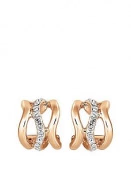 Buckley London Buckley London Bayswater Half Hoop Earrings Free Gift Bag