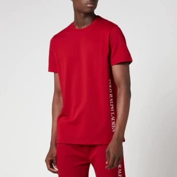 Polo Ralph Lauren Mens Loopback Jersey Crewneck T-Shirt - Eaton Red - L