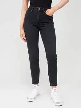 Tommy Hilfiger High Waist Tapered Jean - Blue Size 26, Inside Leg 30, Women