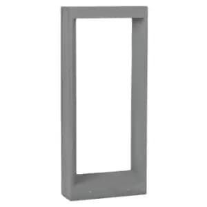 Netlighting Merano Bay Outdoor Bollard Grey Cement Glass LED 8W 380Lm 3000K IP65