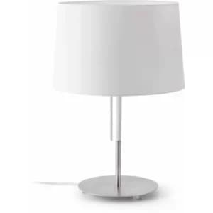 Volta 1-light white table lamp
