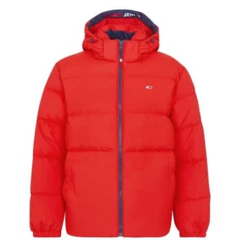 Tommy Jeans Padded Down Jacket - Red XNL