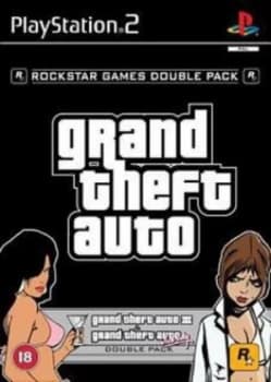 Grand Theft Auto GTA 3 & GTA Vice City Double Pack PS2 Game
