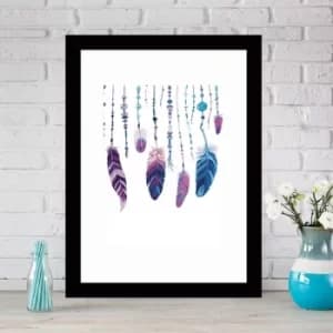 SC945449 Multicolor Decorative Framed MDF Painting