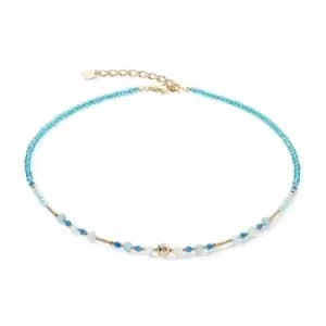 Coeur De Lion Elegance Necklace Gold Turquoise