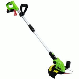Charles Bentley 20V Portable Cordless Grass Trimmer & Edger Lawn Cutter - Green