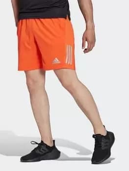 adidas Run Own the Run Shorts - Orange, Size L, Men