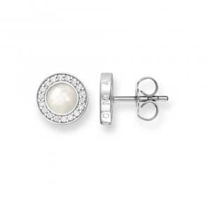 Earrings Thomas Sabo H1861-030-14 Earrings Classic Nails PavaWhite Silver Crystal Woman
