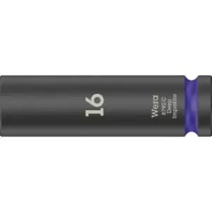 Wera 8790C Impaktor 1/2" Drive Deep Hexagon Impact Socket 1/2" 16mm