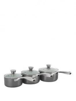 Morphy Richards Accents 3 Piece Saucepan Set