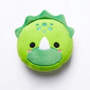 Relaxeazzz Cutiemals Dinosaur Round Travel Pillow & Eye Mask