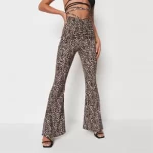 Missguided Front Tie Wrap Flare - Multi