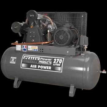Sealey SAC32775B Belt Drive Air Compressor 270 Litre 415v
