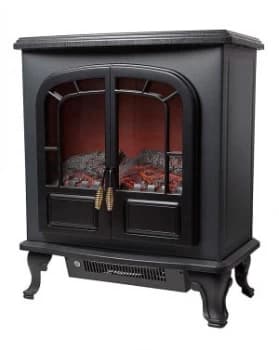 Warmlite 2000W Log Effect Black Stove