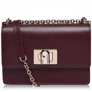 Furla 1927 Mini Crossbody Bag - BURGUNDI