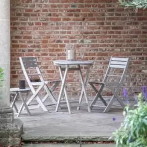 Gallery Outdoor Set of 2 Gallery Outdoor Romilly Folding Chairs Whitewash