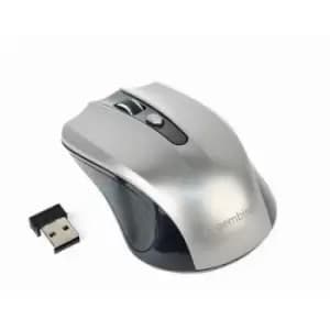 Gembird MUSW-4B-04-BG Wireless mouse Radio Optical Black, Grey 4 Buttons 1600 dpi