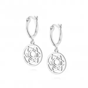 Sacral Chakra Drop Silver Earrings ECHK1002
