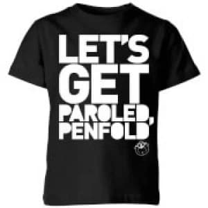 Danger Mouse Let's Get Paroled Penfold Kids T-Shirt - Black - 11-12 Years
