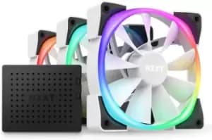 120mm NZXT Aer RGB 2 Premium Fan Triple Pack PWM High Airflow Fan 500-1500rpm White