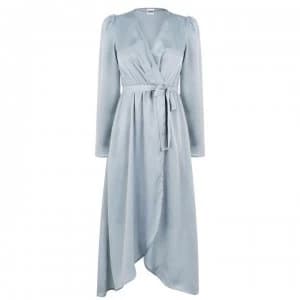 Vero Moda Julia Long Sleeve Maxi Dress - A-24 SLATE
