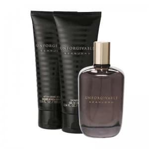 Sean John Unforgivable Gift Set 125ml Eau de Toilette + 100ml Aftershave Balm + 100ml Shower Gel