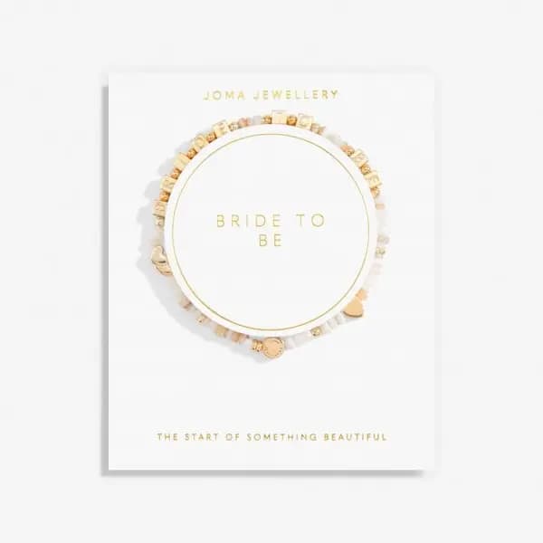Happy Little Moments Bride To Be Gold Plated 17.5cm Bracelet 7092