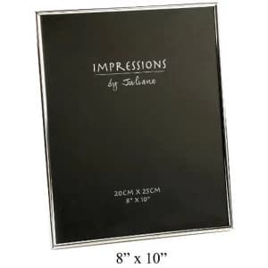 8" x 10" - Impressions Thin Silver Plated Photo Frame