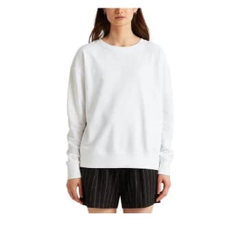 Lauren by Ralph Lauren Kappy Lounge Crew Neck Sweatshirt - White