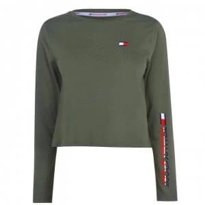 Tommy Sport Long Sleeve T-Shirt - Beetle LBD