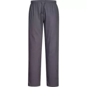 Portwest C070 Drawstring Chef Trousers Slate Grey 4XL 31"
