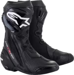 Alpinestars Supertech R Motorcycle Boots, black, Size 40, black, Size 40