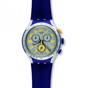 Unisex Swatch Irony X-Lite -Yellow Pusher Chronograph Watch