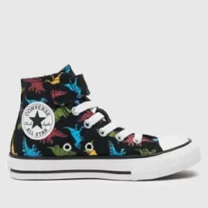 Converse Multi All Star Hi 1v Dinosaurs Boys Junior Trainers