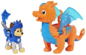 PAW Patrol Rescue Knights Chase and Dragon Draco Set
