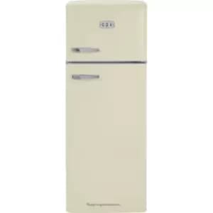 CDA Betty Barley 1194118 206L Retro Top Mount Freestanding Fridge Freezer