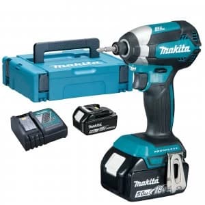 Makita DTD153 18v Cordless LXT Brushless Impact Driver 2 x 5ah Li ion Charger Case