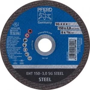 PFERD Sg Steel 61322222 Cutting disc (straight) 150 mm 22.23mm 25 pc(s)
