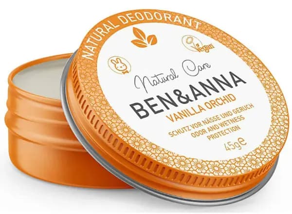 Ben and Anna Vanilla Orchid Deodorant Tin 40g